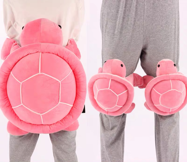 Turtle Butt Pad, Elbow pad, and Knee Pad (Pink) Snowboard/Ski Cute Turtle Butt Pad Protection Pink Small (10-30kg) /Large (50-120kg)