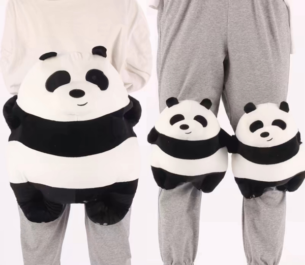 Panda Butt Pad, Elbow pad and Knee Pad Snowboard/Ski Cute Panda Butt Pad Protection Pink Small (10-30kg) /Large (50-120kg)